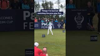 What I’ve learned from watching golf pros live (see comments) #golf #golfshorts #golfswing