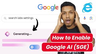 How to Enable Google AI | chrome browser search labs settings