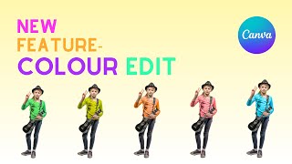 New Canva feature- Photo COLOUR EDIT  | Canva tips | Canva tutorial