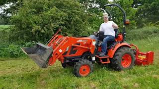 Flail Mower For Sale UK | Compact Tractor Attachments UK | Kioti Tractor