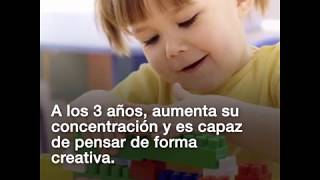 A partir de los 3 años dejan de ser bebés... ¿sabes todo lo que irán aprendiendo?