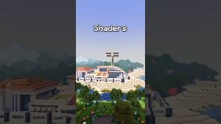 Minecraft Vanilla vs Shaders: A Graphics Comparison #shorts #minecraft #memes