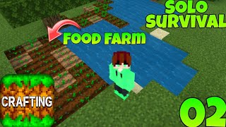 Making A Food Farm | Solo Survival | 02 | Crafting and Building | Drago Boy