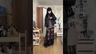 не зря стилистом работаю #outfit #y2k #goth #fashion #anime #grwm