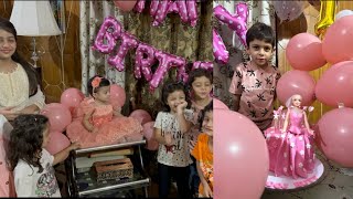 Birthday party 🥳 || sub cznz aye hue the || bht maza aya || Arooj birthday cake yummy 😋