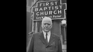 How shall we escape, if we neglect so great salvation by Dr George W Truett – 1941 – Audio Only