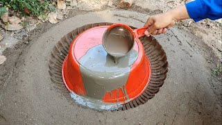 DIY and Amazing / Cement and old tires become aquariums / Beautiful and Simple Garden Decoration /