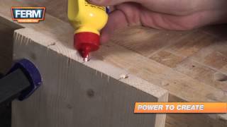 How to make a blind dowel connection