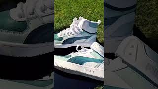 Customized Puma Rebound Sneakers #sneakers #customized #shoes #puma #shorts #art #ytshorts #artist