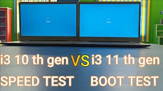 Intel i3 10th Gen Vs Intel i3 11th Gen Boot Test | Speed test