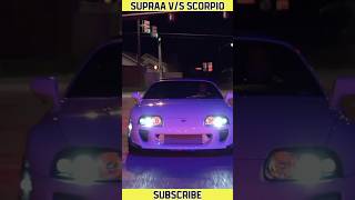 Drift Battle🔥Supraa V/S Scorpio 😱|Daku Thar😈|#thar #shorts #viral |