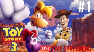 Rayman Plays Toy Story 3 Part 1 Woody's Roundup Is Toy Story 3 [Live Stream]