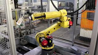 Fanuc M-20iA 6-Axis Robotic Arm  w/ Hill Flame System Cell