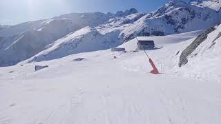 Ле Сибель. Спуск в Сен-Сорлен-д'Арв с вершины Les 3 Lacs по col des lacs и потом по сombe balme.