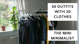 50 OUTFITS WITH A TINY WARDROBE - Extreme Minimalism Lifestyle