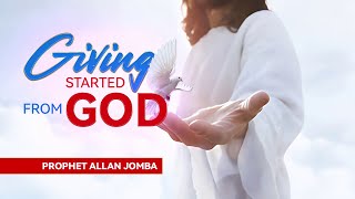 GIVING STARTED FROM GOD