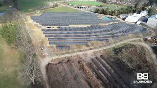 Brubacher Drone Footage of Sitework for Solar Power Generation