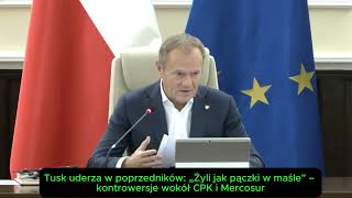 Tusk ostro ! „CPK to ich chaos, my budujemy przyszłość!” 🚨🔥