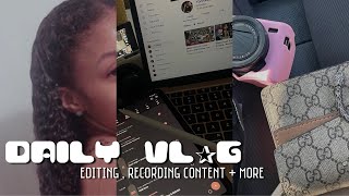 Life As a Full-Time TEEN Influencer ! DAILY VL✰G (editing ,recording content,PR packages) |Yonikkaa