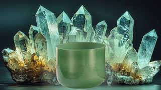 169 Hz Forest Fairy Crystal Singing Bowl for Solar Plexus Balance