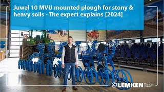 Juwel 10 MVU mounted plough for stony & heavy stois - The expert explains 2024