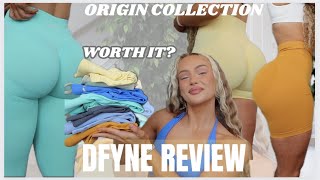 DFYNE REVIEW | New Origin, Dynamic & Impact Collection try on haul, best scrunch bbl leggings??