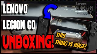 New LENOVO LEGION GO UNBOXING! This thing is HUGE!!!