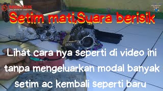 Memperbaiki mesin steam ac mendengung || suara berisik || @OTAKATIKAC84