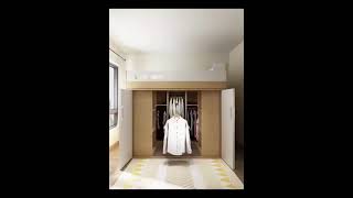 Modern Wardrobe for small room | small room cupboard design ideas | Latest Wardrobe designs #shorts