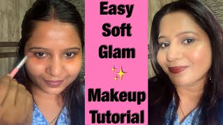 Easy soft glam makeup tutorial ✨✨@Rajni_masti