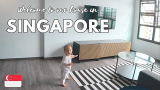 Our home tour - HDB Singapore | Adeline's first step captured in my vlog