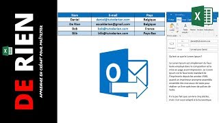 Envoyer un mail Outlook avec Excel VBA