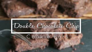 Double Chocolate Chip Cookie Bar