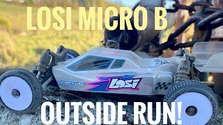 Losi Micro B- outside run!