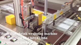 Book Thermoshrinking machine , cutting heat shrink packaging machine