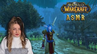 ASMR Relaxing Questing in Duskwood 🌳 World of Warcraft Classic (Whispering, Keyboard Sounds)