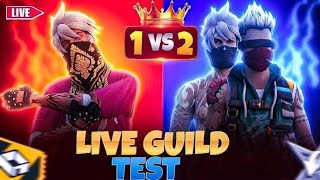 LIVE 1 V 1 GUILD TEST ☠️ ll REEDEM CODE GIVEAWAY 🤑