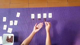 FICHAS Y NUMERALES con adaptaciones Material Inspirado en la Metodología Montessori