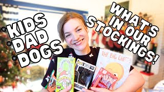 WHAT'S IN OUR STOCKINGS CHRISTMAS 2023! KIDS, HUSBAND, DOGS & THE CHRISTMAS EVE BOX! STOCKING HAUL