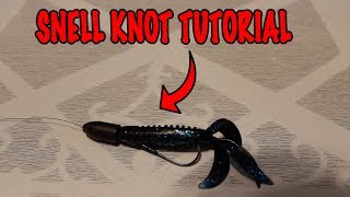 How to Tie a Snell Knot | Bass Fishing