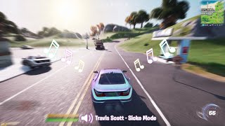 Fortnite Car Radio Plays SICKO MODE by TRAVIS SCOTT!