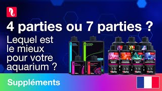 Programmes de supplémentation Red Sea en 4 ou en 7 parties ?