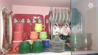 Kitchen Countertop Organization / new Kitchen Tour / middle class kitchen /cheapest kitchen makeover