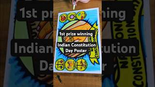 Indian Constitution Day Poster | National Law Day Drawing | Constitution Day | Samvidhan Diwas Chart