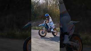 @lezitow supermoto isgooddrift #moto #bike #viral#bikergirl#shortvideo #shorts #shortsfeed #short