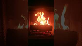 ❄️🔥Hot crackling fire (20 sec loop)🥃