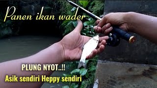 MANCING WADER DI IRIGASI AIR KERUH || Di jamin betah kalau mancing di sini #mancingwader