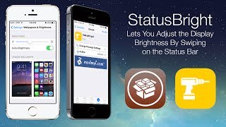 StatusBright: Lets You Adjust the Display Brightness By Swiping on the Status Bar