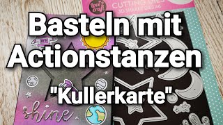 Kullerkarte I interaktive Karte I Out of this world I Basteln mit neuen Actionstanzen