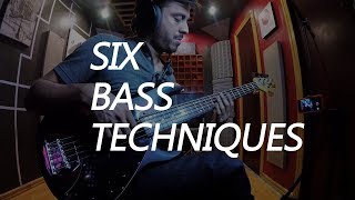 6 Right Hand Techniques for Bass